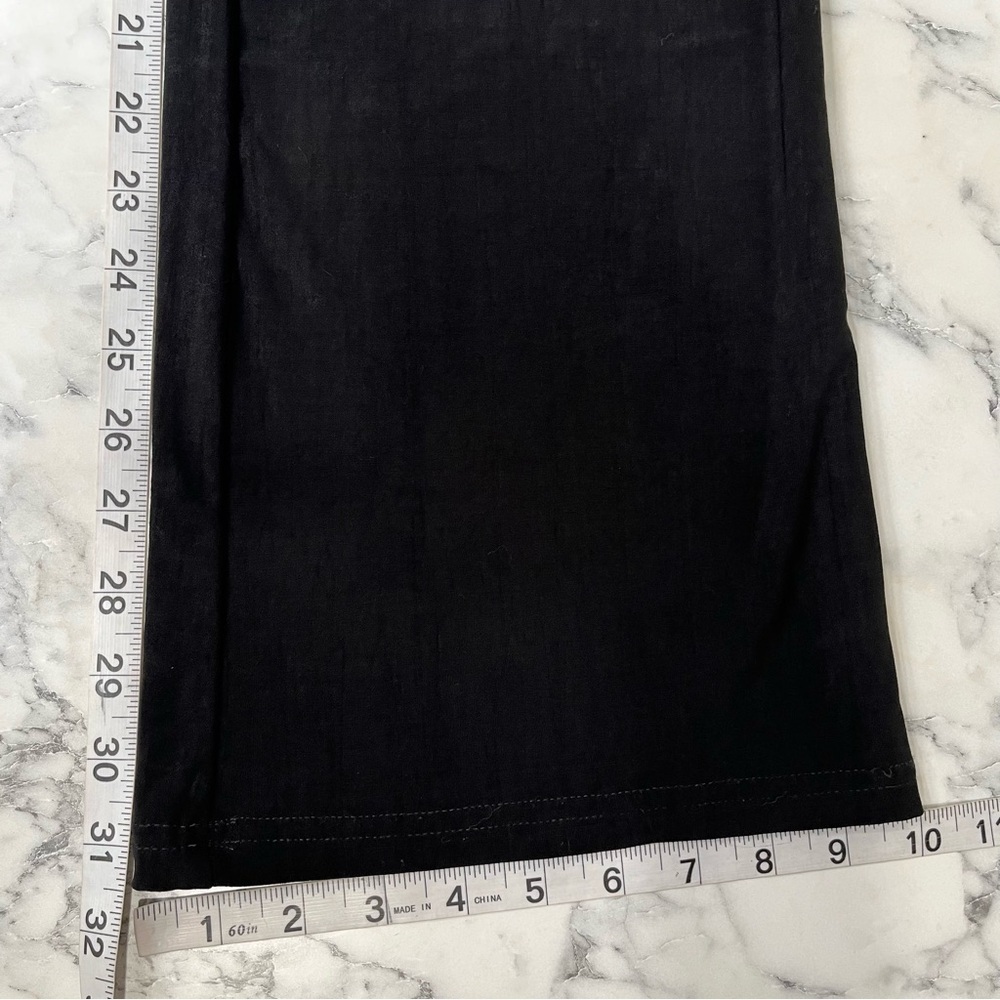 Vintage 90’s Y2K Express Tricot Black Slinky Jumpsuit Flare Leg Catsuit Stretch - Picture 10 of 11